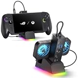 JSAUX Docking Station for ROG Ally X/ROG Ally/Steam Deck/Legion Go, 7-in-1 ROG Ally X Dock with RGB...