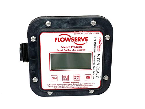 FlowServe Scienco Fixed Mount Electronic Flow Meter 1" MPT Connections - SEM-100