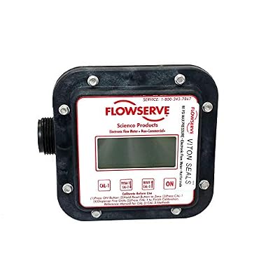 Scienco Fixed Mount Electronic Flow Meter 1 MPT Connections - SEM-100