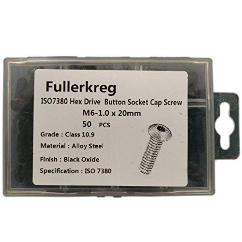 Vis ISO 7380 M6 x 20 anti foirage pour fixation robuste sur châssis acier classe 10.9