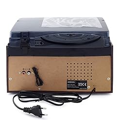 Tourne-Disque Bluetooth Tourne-Disque Vinyle Gramophone Vintage Enregistreur USB 3 Vitesses Multifonction CD Ra Chaque… - Les Beatles, Paul McCartney, John Lennon, RIngo Starr, George Harrison Tourne-Disque Bluetooth Tourne-Disque Vinyle Gramophone Vintage Enregistreur USB 3 Vitesses Multifonction CD Ra Chaque… – Image 6