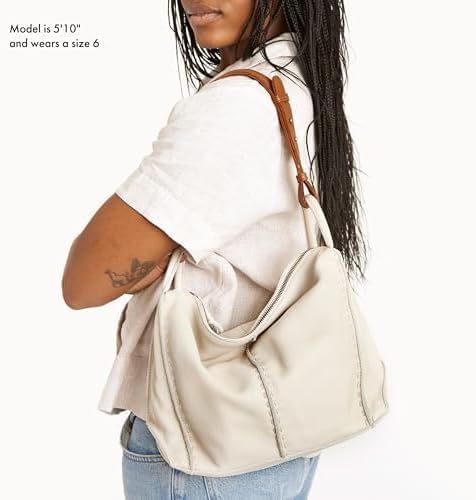 Image of The Sak Los Feliz Hobo Purse - Premium Large Leather Women's Handbag for Everyday & Travel - Durable Purse With Zipper Pocket