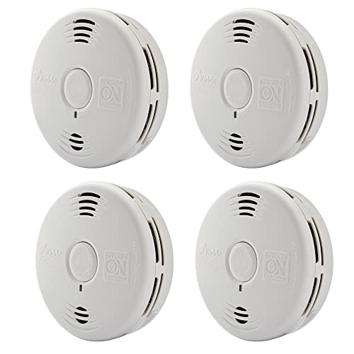 Kidde Smoke & Carbon Monoxide Detector Combo, 10-Year Battery, Replacement Alert, 4 Pack Kidde Smoke & Carbon Monoxide Detector Combo, 10-Year Battery, Replacement Alert, 4 Pack