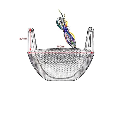 Feu arrière LED intégré CBR600RR 2007 2008 2009 optique - 6