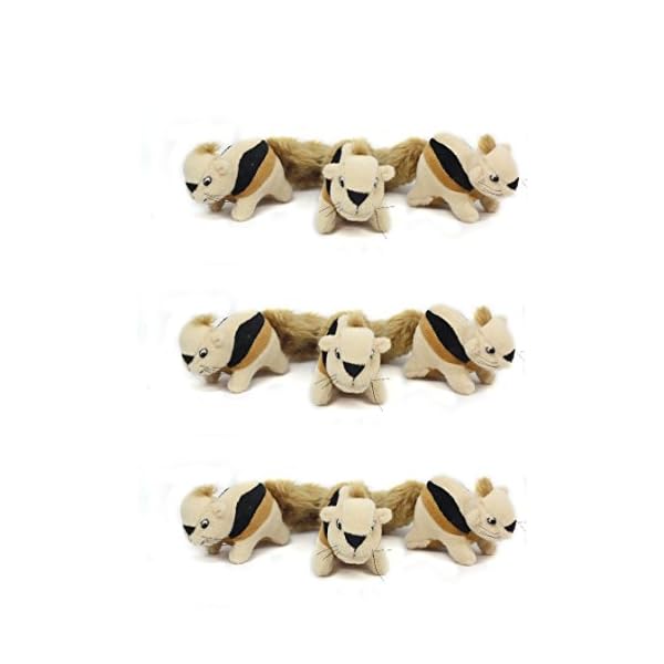 Outward Hound Plush Puppies HIDE A SQUIRREL REPLACEMENT Dog Puzzle Toy 9 Pack Outward Hound Plush Puppies HIDE A SQUIRREL REPLACEMENT Dog Puzzle Toy 9 Pack