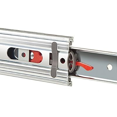400921 FR5001.ECD Ball Bearing Slide, 350 mm Full Extension, 100 lb. Weight Capacity Zinc Finish