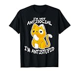 Sarkastische Katze mag keine dummen Menschen