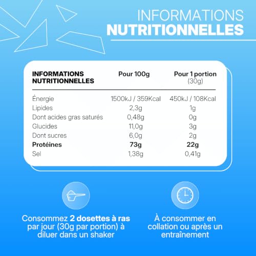 Nutripure - Muscle Protein - Whey Isolate & Protéines Lait - Vanille - 750g – vue 6