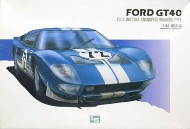 Amazon Ls 1 24 フォード Gt40 メタル製ホイール付き プラモデル 通販