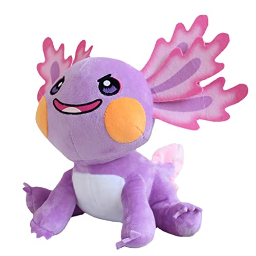 Bicho de pelúcia Axolotl Plushie Toy,Axolotl Recheado Pelúcia Salamandra Mexicana Pelúcia Animal Pel
