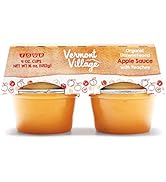 Vermont Village - Organic Applesauce Peach - 4 x 4 oz. Cups