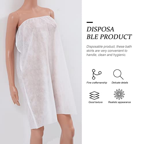 FOMIYES 10Pcs Monouso Bagno Wrap Wrap Non Tessuto