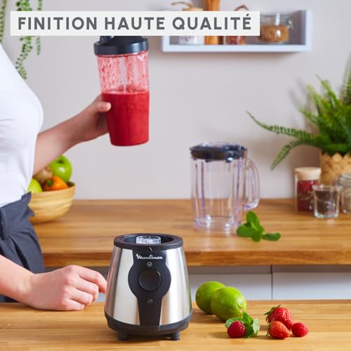 Moulinex Blend&Go LM1B1D10 Bol mixeur blender 1.3 litres 300 Watt - vue 7