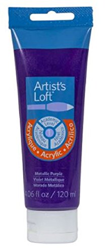 Artist's Loft Metallic Acrylic Paint, 4 oz. (Metallic Purple)