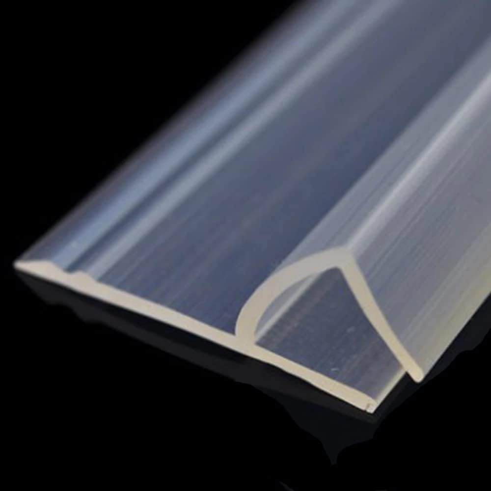 HType Shower Door Seal Strip, 6.5 FT Extended Water Retaining Edge