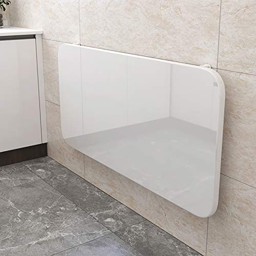 Table pliante murale blanche pour repas de cuisine et bureau à domicile - 2