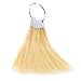 TOFAFA Hair Color Rings 100% Human Hair Color Sample Testing Color Samples 9 inch Light Blonde Hair Color