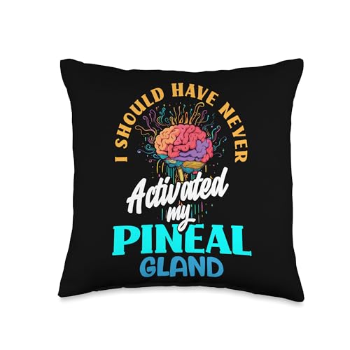 I Should have never activated my pineal gland spiritual Throw Pillow