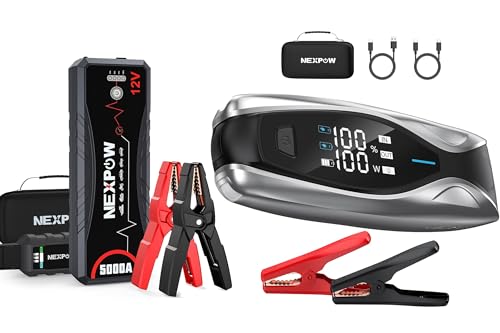 NEXPOW Q12 Car Jump Starter Car Battery Jum and NEXPOW X7 6000A Jump Starter