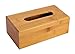 Bamboo Napkin Holder Tissue Box Cover Restaurants Coffee Hotels Office (1, Outside dimension: L: 10 x W: 5.5 x H: 3.25 inches)