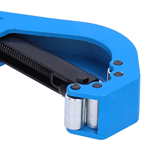 Image of PVC Tube Cutter Quick Scissor Tool, Pipe Cutting Tool with Double Rollers, Adjustable Gear Position for PVC Plastic PE Water Copper Aluminum Alloy Stainless Steel Pipes, Compact an (The cutting knife