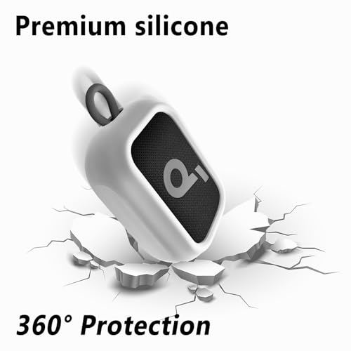 Image of Geiomoo Silicone Case for Anker Select 4 Go Speaker, Protective Portable Scratch Shock Resistant Cover (White)