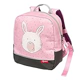 rosa hasenohren KINDGERECHTER RUCKSACK: geringes Gewicht, großzügiger Stauraum und kinderleichte Handhabung.