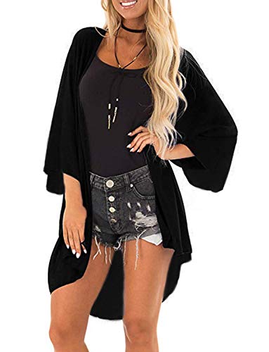 Bb&kk women's kimono cardigan sweaters solid colors open fron…