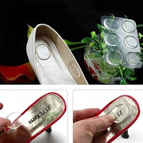 Kit 12 Unidades Protetores Silicone Adesivo Anti Impacto Proteção Sapatos Porta Armário Mesa