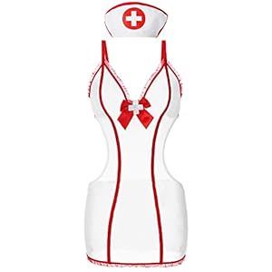 EROMATE Nurse Halloween Costume for...