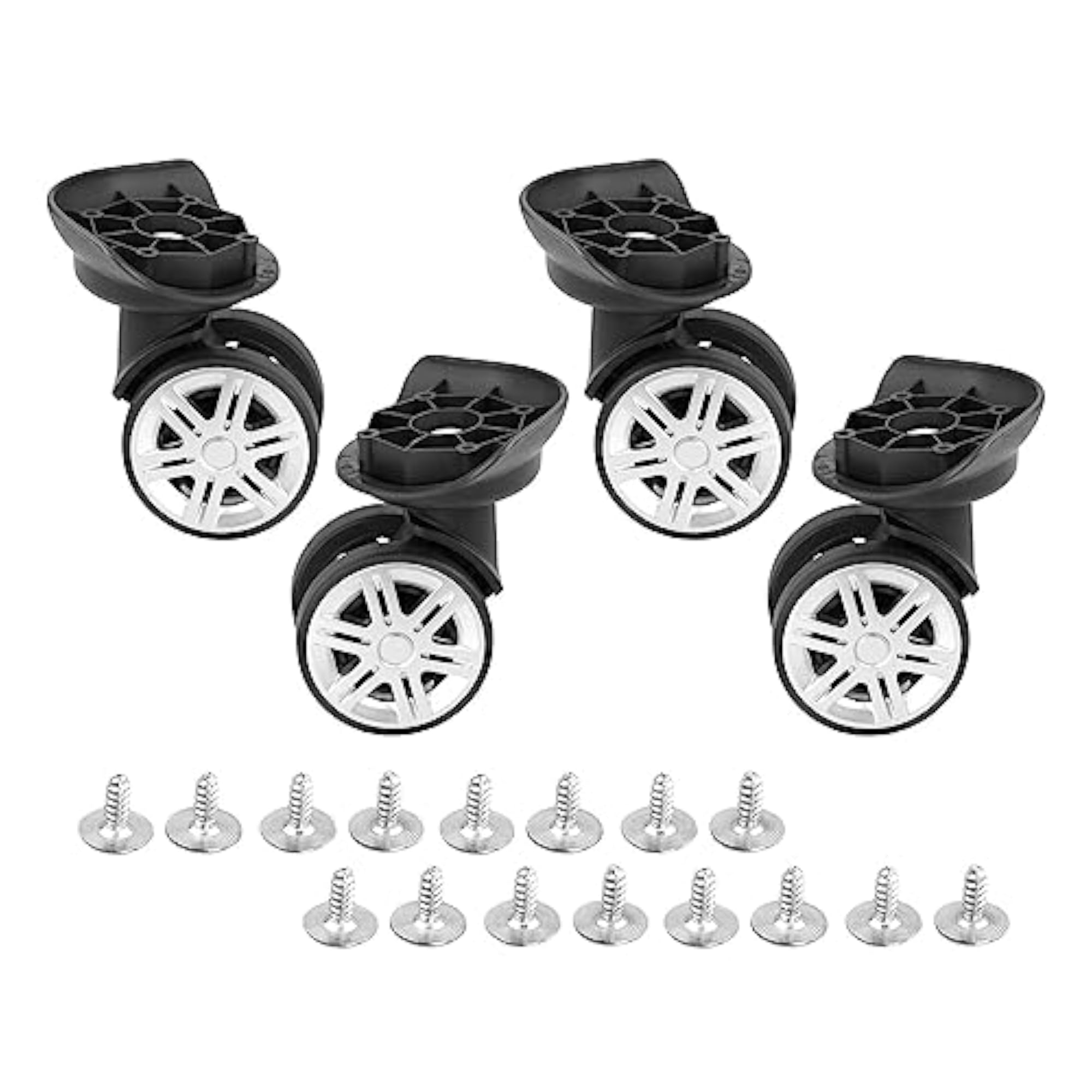 Replacement Luggage Wheels, 4pcs Set