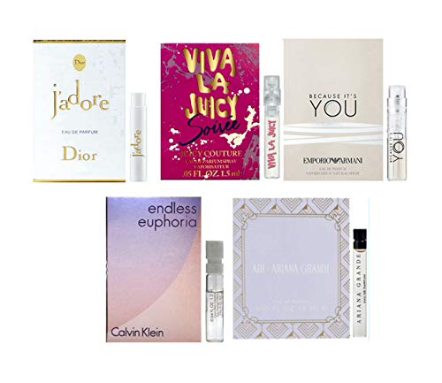 Designer Perfume Samples for Women - Lot of 5 Perfume Vials