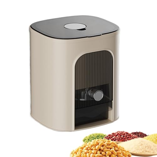 Distributore Di Riso - Dispenser Di Riso Da Cucina, Dispenser Di Riso Ermetico | Contenitore Di Stoccaggio Di Riso, Contenitore Di Riso Con Coperchio, Organizzatore Di Stoccaggio Alimenti
