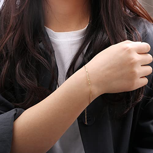 JoycuFF You are A Badass Funny Gifts For Women Adjustable Morse Code Bracelets Gifts For Women Girls Friends Soul Sister Aunt Best Friend Birthday Day Christmas Friendship Gold Bracelet - Image 3