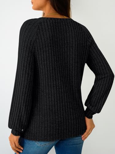 Image of LILLUSORY Womens Tops Long Sleeve Shirts Fall Lightweight Sweaters