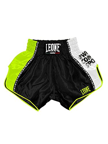 LEONE 1947, Trainingsshorts Kick-Thai, Unisex-Erwachsene, Schwarz, L, AB760