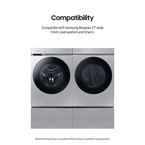 image for SAMSUNG 27-Inch Bespoke Front Load Washer Dryer Pedestal Stand w/ Pull