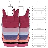 ZEDODIER 4 Pack Tank Top Hanger, Bra Organizer for Closet, Space Saving