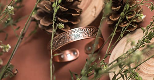 Vicmag Copper Bracelet For Women Men Brazaletes 100% Solid Pure Copper Jewelry Gift Cuff Bangles #TOP7