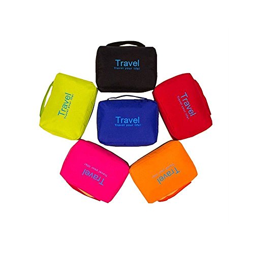 Image of Styleys Canvas Toiletry Bags (Pink S1020)