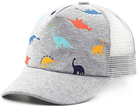 Toddler Baseball hat Baby Cap Sun hat Printed Dinosaur Motif Kids Boys Girls Age 2t-4t 4-8