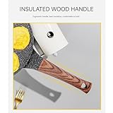 ZPRMMN Smiley Face Pancake Pan, Pancake Frying Pan Non Stick, 7 Holes Mini Pancake Maker for Kids, Crepe Pan 26cm - Image 6