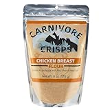 Carnivore Crisps Chicken Flour, Premium Chicken Breast Flour for Cooking and Seasoning, Rich in Protein, Paleo & Keto Friendly, 6 oz