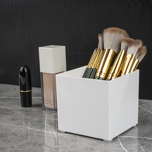 Boîtes de rangement carrées blanches en plastique durable de bureau