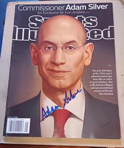 Adam Silver Nba Commissioner Signed Sports Illustrated Si Coa No