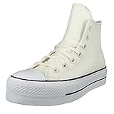 Obermaterial: Leder Converse Damen High Sneaker Chuck Taylor All Star Platform HI 570452C Beige, Groesse:36 EU