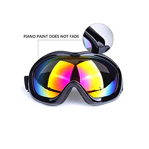 Lunettes de ski anti-brouillard à double écran interchangeable silver - 4