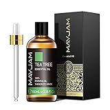 Tea Tree Essential Oil for Diffuser, MAYJAM Pure Essential Oils, Huge 3.38FL.OZ Bottle, Tea Tree Oil with Glass Dropper