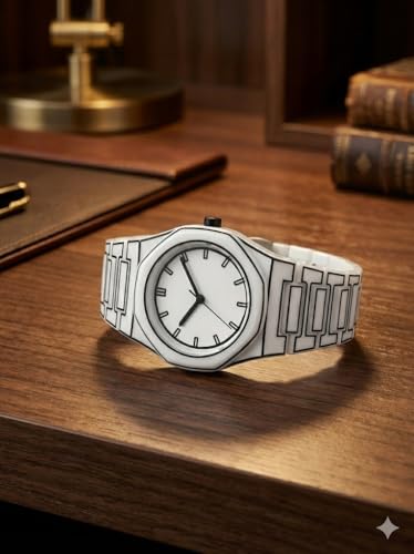 Image of WISEWALKER Men's Matte Analog Unisex Watch with Arabic Numerals Minimalist Wristwatch Stylish & Trending Fashion Watch