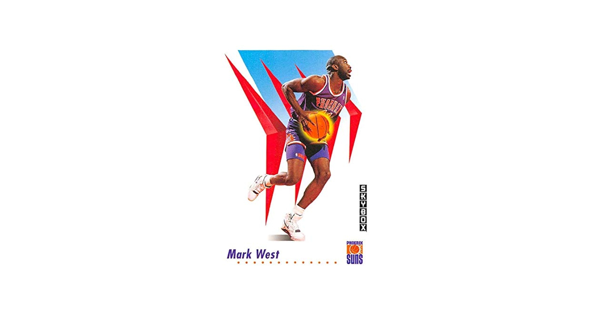 Amazon.com: 1991-92 SkyBox Basketball #231 Mark West Phoenix